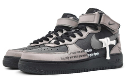 Nike: Чёрные кроссовки  Air Force 1