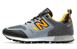 New Balance: Синие кроссовки 