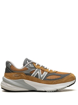 New Balance: Коричневые кроссовки  990