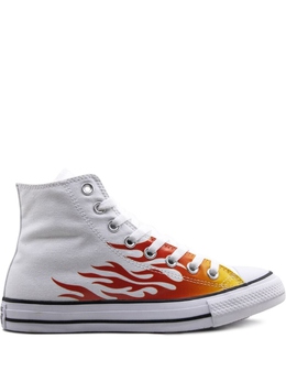 Converse: Белые кеды  Chuck Taylor All Star Hi