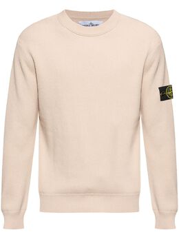 Stone Island: Бежевый свитшот  Compass