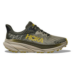 HOKA: Зелёные кроссовки 