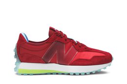 New Balance: Красные кроссовки  327