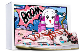 Nike: Розовые кроссовки  Dunk