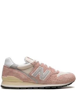 New Balance: Розовые кроссовки  996