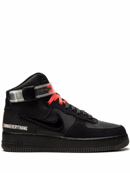 Nike: Чёрные кроссовки  Air Force 1 High