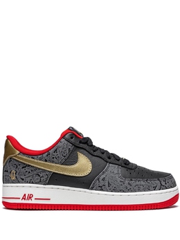 Nike: Чёрные кроссовки  Air Force 1
