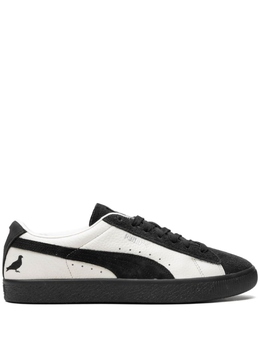 PUMA: Белые кроссовки  Suede