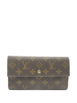 Louis Vuitton Pre-Owned: Коричневый кошелёк 