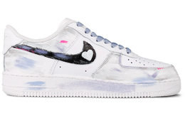 Nike: Фиолетовые кроссовки  Air Force 1