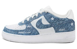 Nike: Синие кроссовки  Air Force 1
