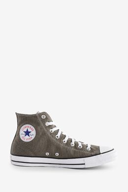 Converse: Серые кеды  Chuck Taylor All Star