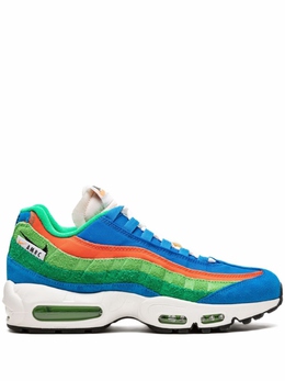 Nike: Голубые кроссовки  Air Max 95 SE