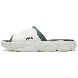 Fila: Белые шлёпанцы 