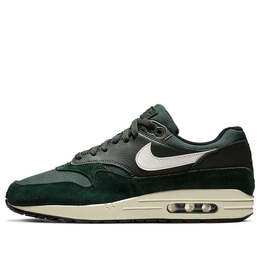 Nike: Зелёные кроссовки  Air Max 1