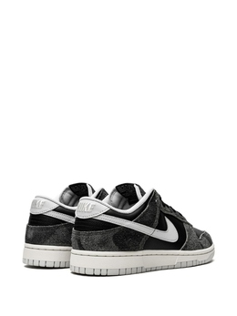 Nike: Чёрные кроссовки  Dunk Low Retro