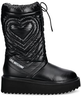 Love Moschino: Чёрные ботинки 
