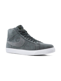 Nike: Серые кеды  SB Zoom Blazer