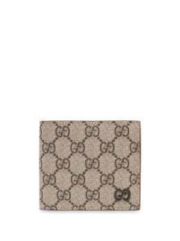 Gucci: Бежевый кошелёк  GG