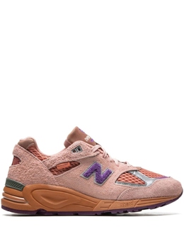 New Balance: Розовые кроссовки  990