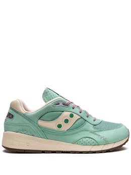 Saucony: Зелёные кроссовки  Shadow 6000