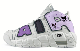 Nike: Чёрные кроссовки  Air More Uptempo