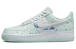 Nike: Зелёные кроссовки  Air Force 1