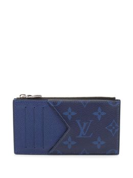 Louis Vuitton Pre-Owned: Синий картхолдер 