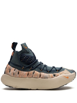 Nike: Оранжевые кроссовки  Flyknit