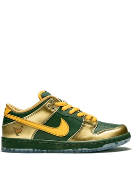 Nike: Зелёные кроссовки  SB Dunk