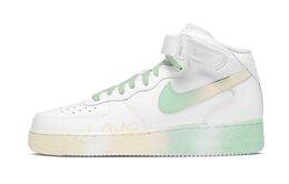 Nike: Зелёные кроссовки  Air Force 1