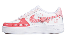 Nike: Розовые кроссовки  Air Force 1