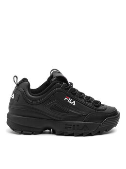 Fila: Чёрные кроссовки  Disruptor