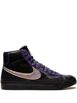 Nike: Чёрные кеды  Blazer Mid 77