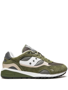Saucony: Зелёные кроссовки  Shadow 6000