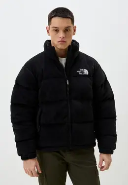 The North Face: Чёрный пуховик 