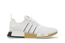 Adidas: Белые кроссовки  NMD_R1