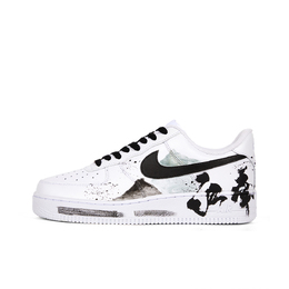 Nike: Чёрные кроссовки  Air Force 1