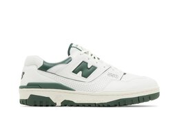 New Balance: Белые кроссовки  550