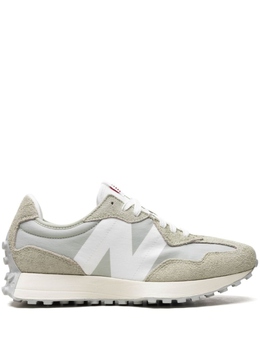 New Balance: Зелёные кроссовки  327