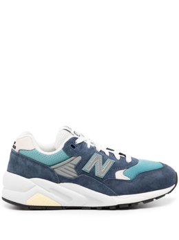 New Balance: Синие кроссовки 