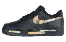 Nike: Чёрные кроссовки  Air Force 1