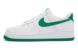 Nike: Зелёные кроссовки  Air Force 1