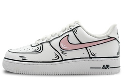 Nike: Розовые кроссовки  Air Force 1