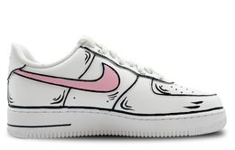 Nike: Розовые кроссовки  Air Force 1