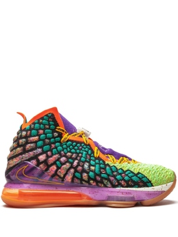 Nike: Фиолетовые кроссовки  Lebron 17