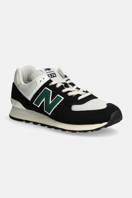 New Balance: Чёрные кроссовки  574