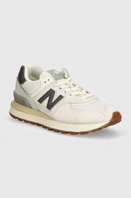 New Balance: Серые кроссовки  574