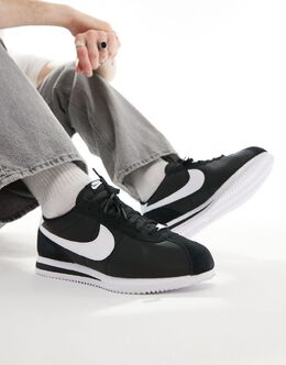 Nike: Чёрные кроссовки  Cortez