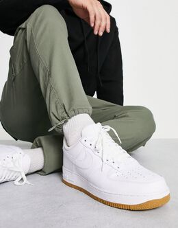 Nike: Белые кроссовки  Air Force 1